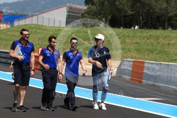 World © Octane Photographic Ltd. Formula 1 – French GP - Track Walk. Scuderia Toro Rosso STR13 – Pierre Gasly. Circuit Paul Ricard, Le Castellet, France. Thursday 21st June 2018.