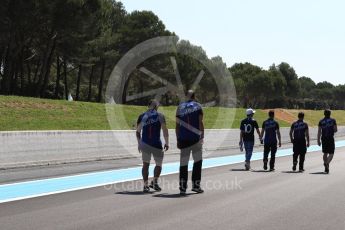 World © Octane Photographic Ltd. Formula 1 – French GP - Track Walk. Scuderia Toro Rosso STR13 – Pierre Gasly. Circuit Paul Ricard, Le Castellet, France. Thursday 21st June 2018.