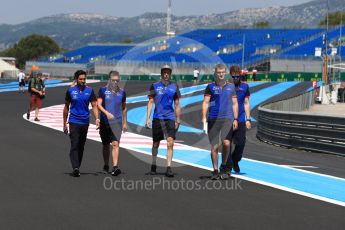 World © Octane Photographic Ltd. Formula 1 – French GP - Track Walk. Scuderia Toro Rosso STR13 – Brendon Hartley. Circuit Paul Ricard, Le Castellet, France. Thursday 21st June 2018.