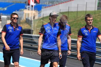 World © Octane Photographic Ltd. Formula 1 – French GP - Track Walk. Scuderia Toro Rosso STR13 – Brendon Hartley. Circuit Paul Ricard, Le Castellet, France. Thursday 21st June 2018.