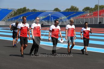 World © Octane Photographic Ltd. Formula 1 – French GP - Track Walk. Alfa Romeo Sauber F1 Team C37 – Marcus Ericsson. Circuit Paul Ricard, Le Castellet, France. Thursday 21st June 2018.