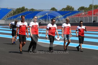 World © Octane Photographic Ltd. Formula 1 – French GP -  Track Walk. Alfa Romeo Sauber F1 Team C37 – Marcus Ericsson. Circuit Paul Ricard, Le Castellet, France. Thursday 21st June 2018.