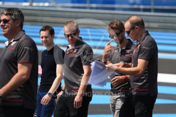 World © Octane Photographic Ltd. Formula 1 – French GP - Track Walk. Haas F1 Team VF-18 – Romain Grosjean. Circuit Paul Ricard, Le Castellet, France. Thursday 21st June 2018.