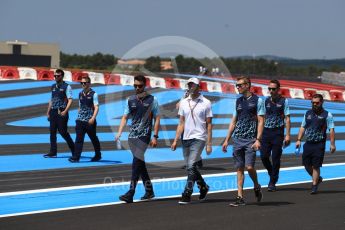 World © Octane Photographic Ltd. Formula 1 – French GP - Track Walk. Williams Martini Racing FW41 – Sergey Sirotkin. Circuit Paul Ricard, Le Castellet, France. Thursday 21st June 2018.