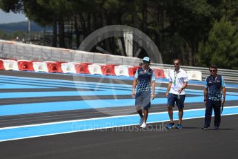 World © Octane Photographic Ltd. Formula 1 – French GP - Track Walk. Williams Martini Racing FW41 – Lance Stroll. Circuit Paul Ricard, Le Castellet, France. Thursday 21st June 2018.