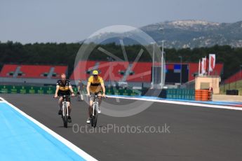 World © Octane Photographic Ltd. Formula 1 – French GP - Track Walk. Renault Sport F1 Team RS18 – Nico Hulkenberg. Circuit Paul Ricard, Le Castellet, France. Thursday 21st June 2018.