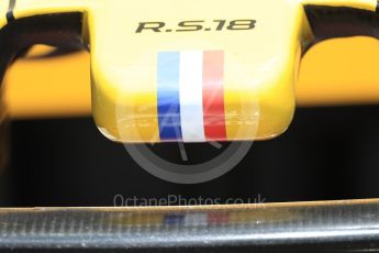 World © Octane Photographic Ltd. Formula 1 – French GP - Pit Lane. Renault Sport F1 Team RS18. Circuit Paul Ricard, Le Castellet, France. Thursday 21st June 2018.