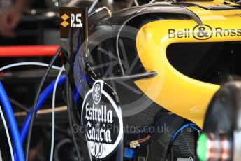 World © Octane Photographic Ltd. Formula 1 – French GP - Pit Lane. Renault Sport F1 Team RS18. Circuit Paul Ricard, Le Castellet, France. Thursday 21st June 2018.