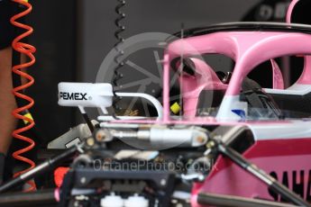 World © Octane Photographic Ltd. Formula 1 – French GP - Pit Lane. Sahara Force India VJM11. Circuit Paul Ricard, Le Castellet, France. Thursday 21st June 2018.