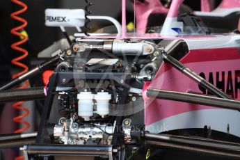 World © Octane Photographic Ltd. Formula 1 – French GP - Pit Lane. Sahara Force India VJM11. Circuit Paul Ricard, Le Castellet, France. Thursday 21st June 2018.