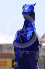 World © Octane Photographic Ltd. Formula 1 – French GP - Pit Lane. Sculpture. Circuit Paul Ricard, Le Castellet, France. Thursday 21st June 2018.