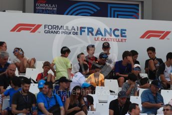 World © Octane Photographic Ltd. Formula 1 – French GP - Pit Lane. Fans. Circuit Paul Ricard, Le Castellet, France. Thursday 21st June 2018.