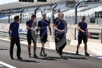 World © Octane Photographic Ltd. Formula 1 – French GP - Pit Lane. Scuderia Toro Rosso STR13 – Brendon Hartley. Circuit Paul Ricard, Le Castellet, France. Thursday 21st June 2018.