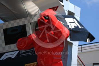 World © Octane Photographic Ltd. Formula 1 – French GP - Pit Lane. Sculpture. Circuit Paul Ricard, Le Castellet, France. Thursday 21st June 2018.