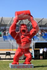 World © Octane Photographic Ltd. Formula 1 – French GP - Pit Lane. Sculpture. Circuit Paul Ricard, Le Castellet, France. Thursday 21st June 2018.