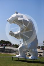 World © Octane Photographic Ltd. Formula 1 – French GP - Pit Lane. Sculpture. Circuit Paul Ricard, Le Castellet, France. Thursday 21st June 2018.