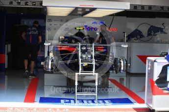 World © Octane Photographic Ltd. Formula 1 – French GP - Pit Lane. Scuderia Toro Rosso STR13. Circuit Paul Ricard, Le Castellet, France. Thursday 21st June 2018.