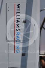 World © Octane Photographic Ltd. Formula 1 – French GP - Pit Lane. Williams Martini Racing. Circuit Paul Ricard, Le Castellet, France. Thursday 21st June 2018.