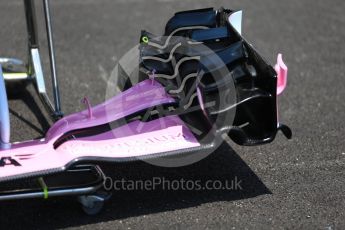 World © Octane Photographic Ltd. Formula 1 – French GP - Pit Lane. Sahara Force India VJM11. Circuit Paul Ricard, Le Castellet, France. Thursday 21st June 2018.