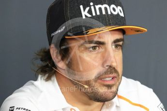 World © Octane Photographic Ltd. Formula 1 – French GP - Thursday Driver Press Conference. McLaren – Fernando Alonso. Circuit Paul Ricard, Le Castellet, France. Thursday 21st June 2018.