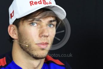 World © Octane Photographic Ltd. Formula 1 – French GP – Thursday Driver Press Conference. Scuderia Toro Rosso – Pierre Gasly. Circuit Paul Ricard, Le Castellet, France. Thursday 21st June 2018.