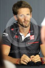 World © Octane Photographic Ltd. Formula 1 – French GP - Thursday Driver Press Conference. Haas F1 Team – Romain Grosjean. Circuit Paul Ricard, Le Castellet, France. Thursday 21st June 2018.