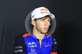 World © Octane Photographic Ltd. Formula 1 – French GP – Thursday Driver Press Conference. Scuderia Toro Rosso – Pierre Gasly. Circuit Paul Ricard, Le Castellet, France. Thursday 21st June 2018.