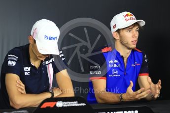 World © Octane Photographic Ltd. Formula 1 – French GP – Thursday Driver Press Conference. Scuderia Toro Rosso – Pierre Gasly. Circuit Paul Ricard, Le Castellet, France. Thursday 21st June 2018.