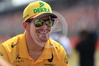 World © Octane Photographic Ltd. Formula 1 – German GP - Drivers’ Parade. Renault Sport F1 Team RS18 – Nico Hulkenberg. Hockenheimring, Baden-Wurttemberg, Germany. Sunday 22nd July 2018.