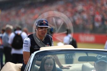 World © Octane Photographic Ltd. Formula 1 – German GP - Drivers’ Parade. Williams Martini Racing FW41 – Lance Stroll. Hockenheimring, Baden-Wurttemberg, Germany. Sunday 22nd July 2018.