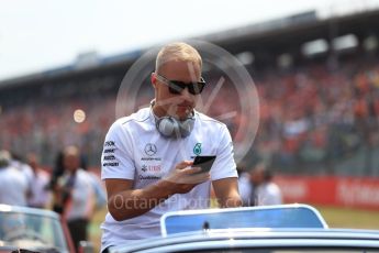 World © Octane Photographic Ltd. Formula 1 – German GP - Drivers’ Parade. Mercedes AMG Petronas Motorsport AMG F1 W09 EQ Power+ - Valtteri Bottas. Hockenheimring, Baden-Wurttemberg, Germany. Sunday 22nd July 2018.