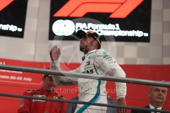 World © Octane Photographic Ltd. Formula 1 – German GP - Podium. Mercedes AMG Petronas Motorsport AMG F1 W09 EQ Power+ - Lewis Hamilton. Hockenheimring, Baden-Wurttemberg, Germany. Sunday 22nd July 2018.