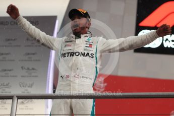 World © Octane Photographic Ltd. Formula 1 – German GP - Podium. Mercedes AMG Petronas Motorsport AMG F1 W09 EQ Power+ - Lewis Hamilton. Hockenheimring, Baden-Wurttemberg, Germany. Sunday 22nd July 2018.