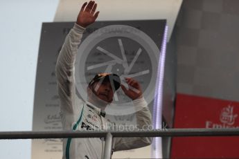 World © Octane Photographic Ltd. Formula 1 – German GP - Podium. Mercedes AMG Petronas Motorsport AMG F1 W09 EQ Power+ - Lewis Hamilton. Hockenheimring, Baden-Wurttemberg, Germany. Sunday 22nd July 2018.