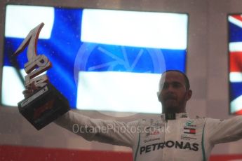 World © Octane Photographic Ltd. Formula 1 – German GP - Podium. Mercedes AMG Petronas Motorsport AMG F1 W09 EQ Power+ - Lewis Hamilton. Hockenheimring, Baden-Wurttemberg, Germany. Sunday 22nd July 2018.