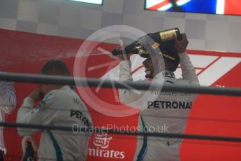 World © Octane Photographic Ltd. Formula 1 – German GP - Podium. Mercedes AMG Petronas Motorsport AMG F1 W09 EQ Power+ - Lewis Hamilton. Hockenheimring, Baden-Wurttemberg, Germany. Sunday 22nd July 2018.