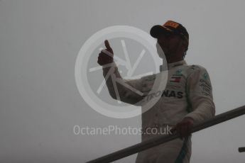 World © Octane Photographic Ltd. Formula 1 – German GP - Podium. Mercedes AMG Petronas Motorsport AMG F1 W09 EQ Power+ - Lewis Hamilton. Hockenheimring, Baden-Wurttemberg, Germany. Sunday 22nd July 2018.