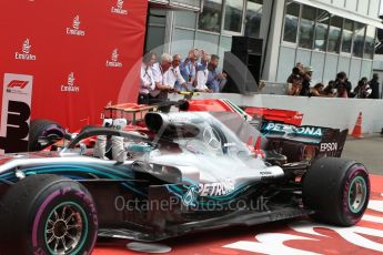 World © Octane Photographic Ltd. Formula 1 – German GP - Parc Ferme. Mercedes AMG Petronas Motorsport AMG F1 W09 EQ Power+ - Lewis Hamilton. Hockenheimring, Baden-Wurttemberg, Germany. Sunday 22nd July 2018.