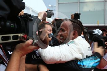 World © Octane Photographic Ltd. Formula 1 – German GP - Parc Ferme. Mercedes AMG Petronas Motorsport AMG F1 W09 EQ Power+ - Lewis Hamilton. Hockenheimring, Baden-Wurttemberg, Germany. Sunday 22nd July 2018.