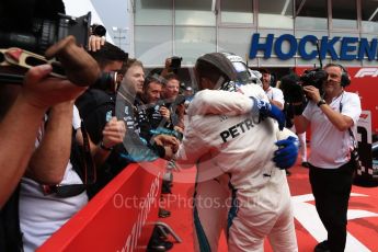 World © Octane Photographic Ltd. Formula 1 – German GP - Parc Ferme. Mercedes AMG Petronas Motorsport AMG F1 W09 EQ Power+ - Lewis Hamilton. Hockenheimring, Baden-Wurttemberg, Germany. Sunday 22nd July 2018.