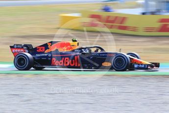 World © Octane Photographic Ltd. Formula 1 – German GP - Practice 1. Aston Martin Red Bull Racing TAG Heuer RB14 – Max Verstappen. Hockenheimring, Baden-Wurttemberg, Germany. Friday 20th July 2018.