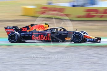 World © Octane Photographic Ltd. Formula 1 – German GP - Practice 1. Aston Martin Red Bull Racing TAG Heuer RB14 – Max Verstappen. Hockenheimring, Baden-Wurttemberg, Germany. Friday 20th July 2018.