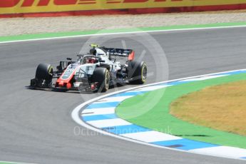 World © Octane Photographic Ltd. Formula 1 – German GP - Practice 1. Haas F1 Team VF-18 – Kevin Magnussen. Hockenheimring, Baden-Wurttemberg, Germany. Friday 20th July 2018.