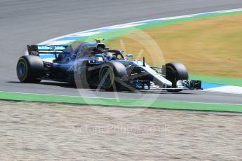 World © Octane Photographic Ltd. Formula 1 – German GP - Practice 1. Mercedes AMG Petronas Motorsport AMG F1 W09 EQ Power+ - Valtteri Bottas. Hockenheimring, Baden-Wurttemberg, Germany. Friday 20th July 2018.