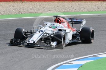 World © Octane Photographic Ltd. Formula 1 – German GP - Practice 1. Alfa Romeo Sauber F1 Team C37 – Antonio Giovinazzi. Hockenheimring, Baden-Wurttemberg, Germany. Friday 20th July 2018.