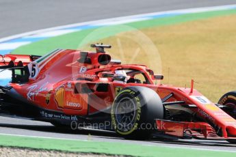 World © Octane Photographic Ltd. Formula 1 – German GP - Practice 1. Scuderia Ferrari SF71-H – Sebastian Vettel. Hockenheimring, Baden-Wurttemberg, Germany. Friday 20th July 2018.