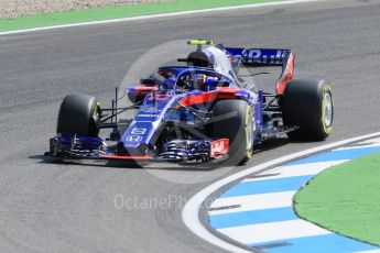 World © Octane Photographic Ltd. Formula 1 – German GP - Practice 1. Scuderia Toro Rosso STR13 – Pierre Gasly. Hockenheimring, Baden-Wurttemberg, Germany. Friday 20th July 2018.