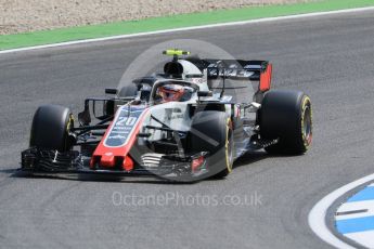 World © Octane Photographic Ltd. Formula 1 – German GP - Practice 1. Haas F1 Team VF-18 – Kevin Magnussen. Hockenheimring, Baden-Wurttemberg, Germany. Friday 20th July 2018.