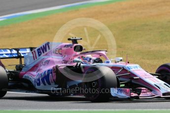 World © Octane Photographic Ltd. Formula 1 – German GP - Practice 1. Sahara Force India VJM11 - Sergio Perez. Hockenheimring, Baden-Wurttemberg, Germany. Friday 20th July 2018.