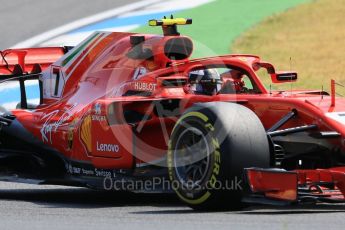 World © Octane Photographic Ltd. Formula 1 – German GP - Practice 1. Scuderia Ferrari SF71-H – Kimi Raikkonen. Hockenheimring, Baden-Wurttemberg, Germany. Friday 20th July 2018.